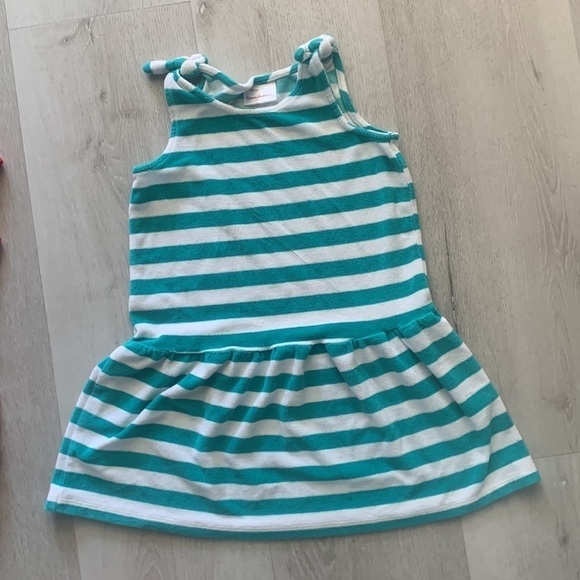 Bundle Hanna Andersson Twirl Tank Striped Dresses Size 6-7 red white blue summer - Picture 9 of 9